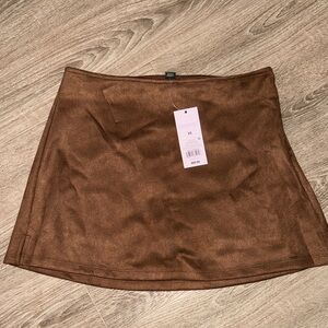 Wild Fable Brown Mini Skirt